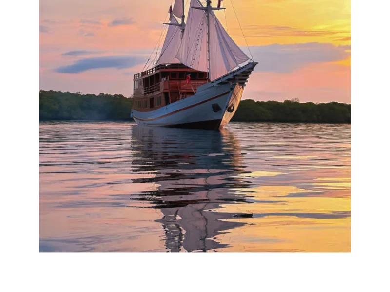 Sailing Komodo 3D2N with FORTUNA Superior Phinisi 4 Cabin — Boat in Labuan Bajo Town, Labuan Bajo