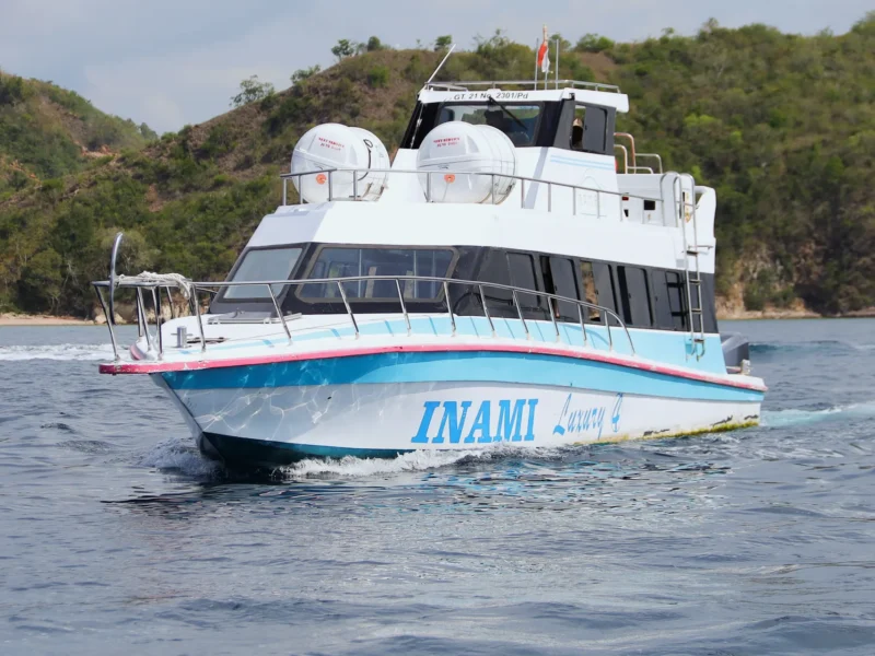 One Day trip Sailing Komodo with INAMI Luxury Speedboat — Boat in Labuan Bajo Town, Labuan Bajo