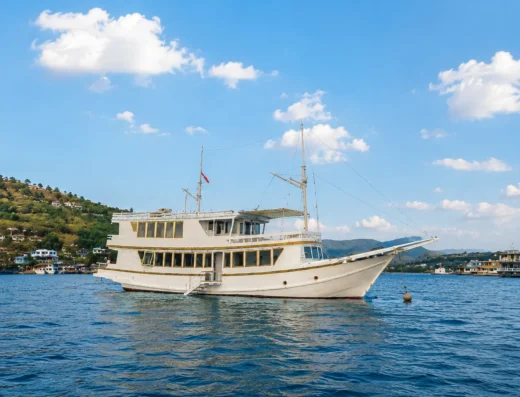 Sailing Komodo 3D2N with QUEEN ELYONA Semi Phinisi 4 Cabin — Boat in Labuan Bajo Town, Labuan Bajo